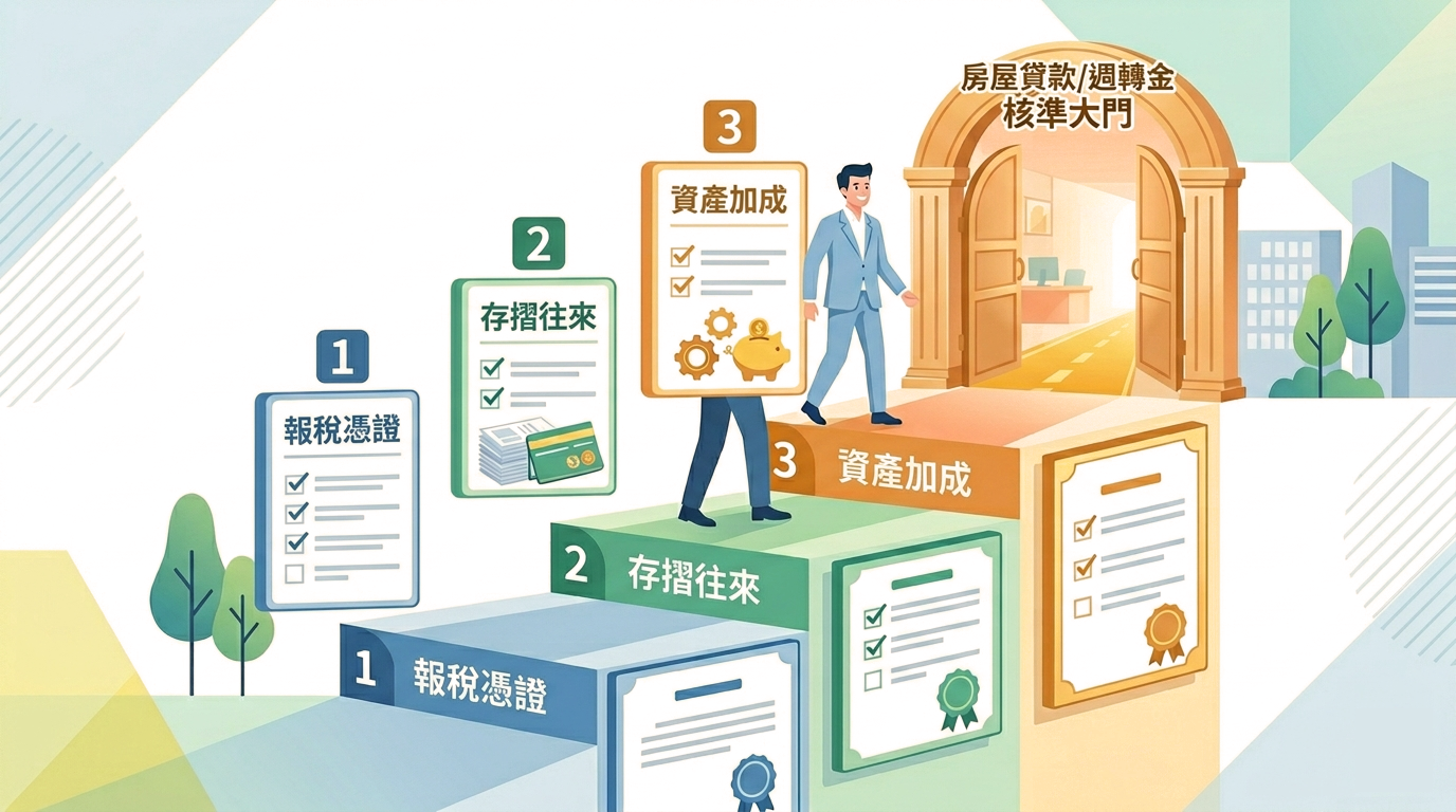 沒薪轉也能辦房貸、週轉金？自營商提高貸款核准率的三個關鍵